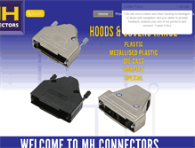 Tablet Screenshot of mhconnectors.com